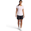 Gaiam Women’s Mindful Flower Graphic Crewneck T-Shirt, Relaxed Fit, Stretch Lightweight Material, Curved Hem(Orchid Hush – Diamond)