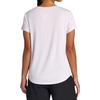 Gaiam Women’s Mindful Flower Graphic Crewneck T-Shirt, Relaxed Fit, Stretch Lightweight Material, Curved Hem(Orchid Hush – Diamond)