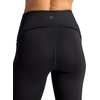Gaiam Women’s Om High-Rise Activate 7/8 Legging, Slim Fit, 25” Inseam, Moisture-Wicking(Black (Tap Shoe))