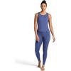 Gaiam Women’s Om High-Rise Activate 7/8 Legging, Slim Fit, 25” Inseam, Moisture-Wicking(Blue Indigo)