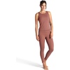 Gaiam Women’s Om High-Rise Activate 7/8 Legging, Slim Fit, 25” Inseam, Moisture-Wicking(Cafe Mocha)