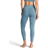 Gaiam Women’s Om High-Rise Activate 7/8 Legging, Slim Fit, 25” Inseam, Moisture-Wicking(Goblin Blue)