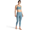 Gaiam Women’s Om High-Rise Activate 7/8 Legging, Slim Fit, 25” Inseam, Moisture-Wicking(Goblin Blue)