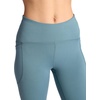 Gaiam Women’s Om High-Rise Activate 7/8 Legging, Slim Fit, 25” Inseam, Moisture-Wicking(Goblin Blue)
