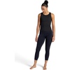 Gaiam Women’s Om High-Rise Pocket Capri Pant, Slim Cropped Fit, 22” Inseam, Moisture-Wicking(Black (Tap Shoe))