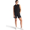 Gaiam Women’s On The Move Woven Tank Top, Standard Fit, Stretch Lightweight Material(Black (Tap Shoe))