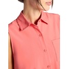 Gaiam Women’s On The Move Woven Tank Top, Standard Fit, Stretch Lightweight Material(Spiced Coral)