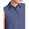 Gaiam Women’s On The Move Woven Tank Top, Standard Fit, Stretch Lightweight Material(Velvet Morning)