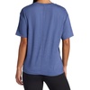 Gaiam Women’s Oversized Performance T-Shirt, Oversized Fit, Stretch Lightweight Material(Blue Indigo Heather)