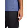 Gaiam Women’s Oversized Performance T-Shirt, Oversized Fit, Stretch Lightweight Material(Blue Indigo Heather)