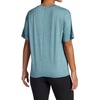 Gaiam Women’s Oversized Performance T-Shirt, Oversized Fit, Stretch Lightweight Material(Goblin Blue Heather)
