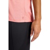Gaiam Women’s Oversized Performance T-Shirt, Oversized Fit, Stretch Lightweight Material(Lantana Heather)
