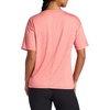 Gaiam Women’s Oversized Performance T-Shirt, Oversized Fit, Stretch Lightweight Material(Lantana Heather)