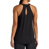 Gaiam Women’s Peace Scoopneck Tank Top, Relaxed Fit, Lightweight Heathered Material(Black (Tap Shoe))