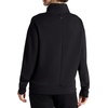 Gaiam Women’s Popover Quarter-zip, Relaxed Cropped Fit, Stretch Midweight Material(Black (Tap Shoe))