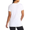 Gaiam Women’s Restore Rib Mix T-Shirt, Relaxed Fit, Lightweight Heathered Material, High-Low Hem(Bright White)