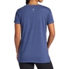 Gaiam Women’s Restore Rib Mix T-Shirt, Relaxed Fit, Lightweight Heathered Material, High-Low Hem(Shadow)