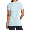 Gaiam Women’s Restore Rib Mix T-Shirt, Relaxed Fit, Lightweight Heathered Material, High-Low Hem(Slate)