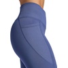 Gaiam Women’s Rib Mix High-Rise 7/8 Legging, Slim Fit, 25” Inseam, Stretch Midweight Performance Material(Blue Indigo)