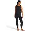 Gaiam Women’s Ribbed Crewneck Tank Top, Cropped Fit, Stretch Midweight Material, Moisture-Wicking(Black (Tap Shoe))