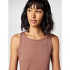 Gaiam Women’s Ribbed Crewneck Tank Top, Cropped Fit, Stretch Midweight Material, Moisture-Wicking(Cafe Mocha)