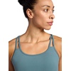Gaiam Women’s Shine Bra, Slim Fit, Stretch Midweight Material, Moisture-Wicking(Goblin Blue)