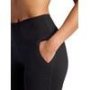 Gaiam Women’s Wide Leg Crop Legging, Cropped Fit, 22.5” Inseam(Black (Tap Shoe))