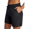 Gaiam Women’s Willow Walking Woven 7” Short, Standard Fit, Stretch Lightweight Material(Black (Tap Shoe))