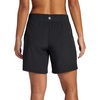 Gaiam Women’s Willow Walking Woven 7” Short, Standard Fit, Stretch Lightweight Material(Black (Tap Shoe))