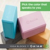 Gaiam Yoga Block – Supportive Latex-Free Eva Foam – Soft Non-Slip Surface with Beveled Edges for Yoga, Pilates, Meditation(Black)