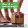 Gaiam Yoga Block – Supportive Latex-Free Eva Foam – Soft Non-Slip Surface with Beveled Edges for Yoga, Pilates, Meditation(Cork)