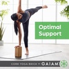 Gaiam Yoga Block – Supportive Latex-Free Eva Foam – Soft Non-Slip Surface with Beveled Edges for Yoga, Pilates, Meditation(Cork)