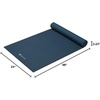 Gaiam Yoga Mat – Premium 5mm Solid Thick Non Slip Exercise & Fitness Mat for All Types of Yoga, Pilates & Floor Workouts (68″ x 24″ x 5mm) | Premium non-slip mat in solid colors. Cushioned support for yoga, Pilates & floor workouts at home or studio.(Marine)