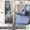 Gaiam Yoga Mat – Premium 6mm Print Reversible Extra Thick Non Slip Exercise & Fitness Mat for All Types of Yoga, Pilates & Floor Workouts (68″ x 24″ x 6mm Thick)(Spiral Motion)