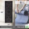 Gaiam Yoga Mat – Premium 6mm Print Reversible Extra Thick Non Slip Exercise & Fitness Mat for All Types of Yoga, Pilates & Floor Workouts (68″ x 24″ x 6mm Thick)(Cosmic Energy)