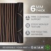 Gaiam Yoga Mat – Premium 6mm Print Reversible Extra Thick Non Slip Exercise & Fitness Mat for All Types of Yoga, Pilates & Floor Workouts (68″ x 24″ x 6mm Thick)(Cosmic Energy)