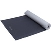 Gaiam Yoga Mat, Solid Color Non-Slip, 6mm | Dual-Color Reversible | Sticky Non-Slip Surface | 68″L x 24″W | Yoga, Pilates & Floor Workouts(Black/Gray)