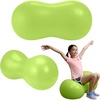 Gaiam Kids Peanut Ball Chair, Flexible Seating for Classroom | Active Bounce Seat | Wiggly Kids | Core Engagement | Ball Chair(Lime Green)