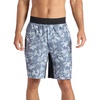 Gaiam Men’s 9” Camo Short, Standard Fit, Stretch Lightweight Material, Moisture-Wicking(Grey – Chi)