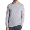 Gaiam Men’s Bliss Balance Long Sleeve Pullover Hoodie, Relaxed Fit, Stretch Midweight Material(Sleet Heather)