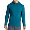 Gaiam Men’s Bliss Balance Long Sleeve Pullover Hoodie, Relaxed Fit, Stretch Midweight Material(Submerged)