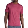 Gaiam Men’s Everyday Basic Crewneck Top, Standard Fit, Stretch Midweight Material(Beet Heather)