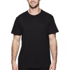 Gaiam Men’s Everyday Basic Crewneck Top, Standard Fit, Stretch Midweight Material(Black)