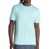 Gaiam Men’s Everyday Basic Crewneck Top, Standard Fit, Stretch Midweight Material(Bonnie Blue)