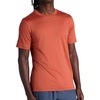 Gaiam Men’s Everyday Basic Crewneck Top, Standard Fit, Stretch Midweight Material(Bruschetta)