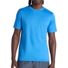 Gaiam Men’s Everyday Basic Crewneck Top, Standard Fit, Stretch Midweight Material(Campanula)