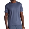 Gaiam Men’s Everyday Basic Crewneck Top, Standard Fit, Stretch Midweight Material(Cool Grey)