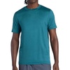 Gaiam Men’s Everyday Basic Crewneck Top, Standard Fit, Stretch Midweight Material(Green)