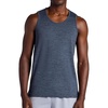 Gaiam Men’s Everyday Basic Tank Top, Standard Fit, Stretch Midweight Jersey Material(Cool Grey Heather)