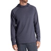 Gaiam Men’s Flow State Long Sleeve Cowl Neck Hoodie, Standard Fit, Stretch Midweight Material(Cool Grey Heather)